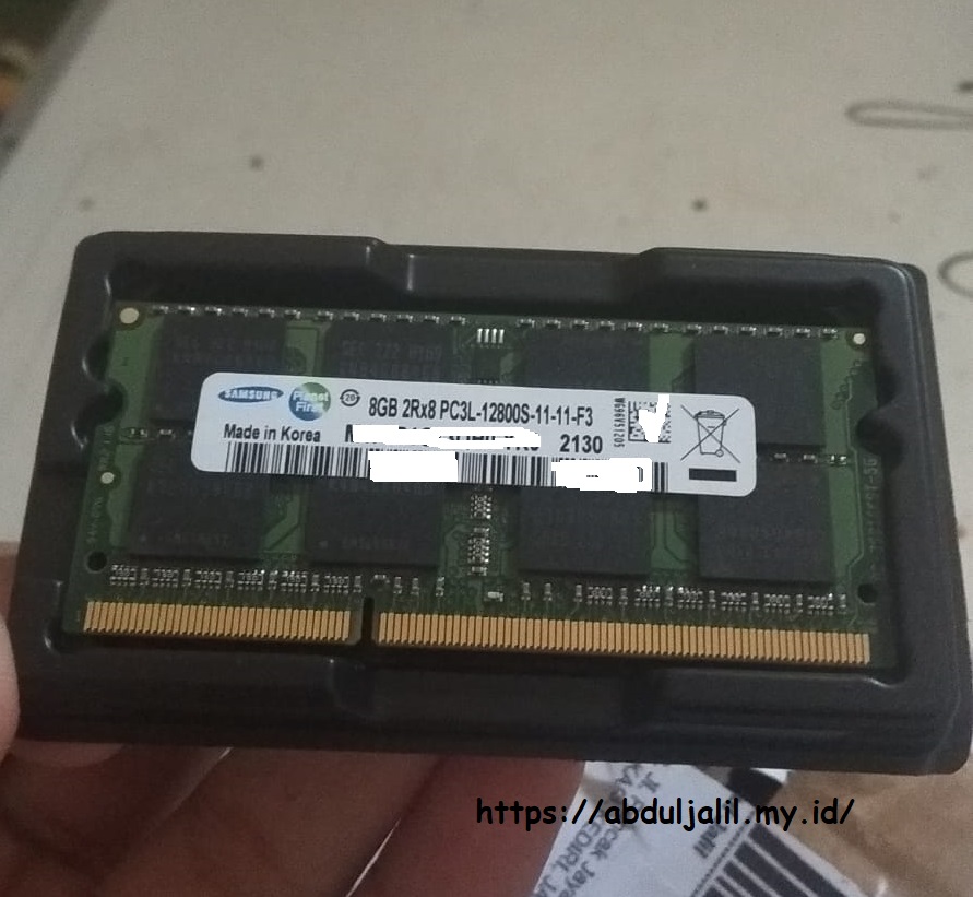 penampakan RAM 8 GB dari Samsung