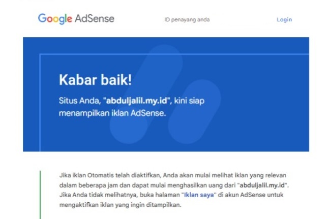 Pengalaman Mendaftar Google Adsense Ternyata Mudah Banget